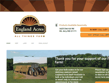 Tablet Screenshot of englandacres.com